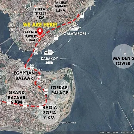 Апартаменты Bosphorus View, Location Стамбул